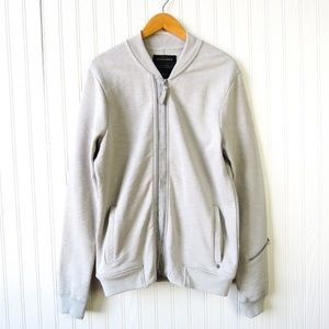 Allsaints Mens Full Zip Sweatshirt